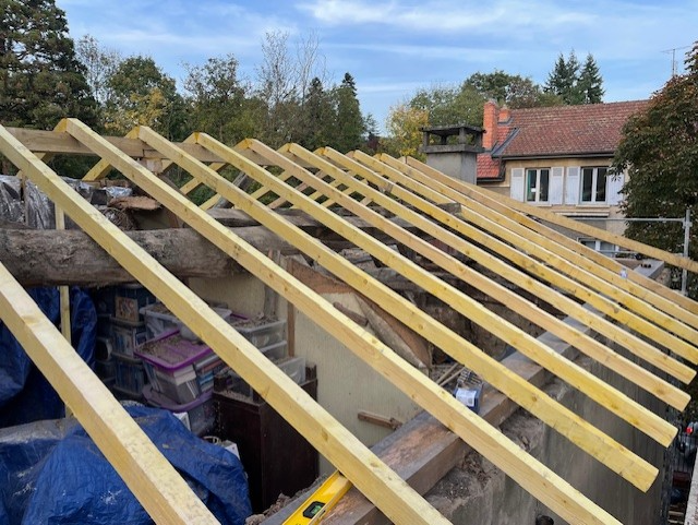 Réparation de charpente