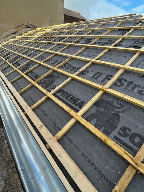 Toiture prête à tuiler