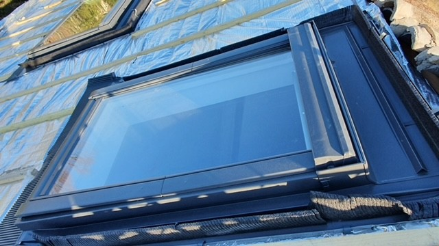 Installation de fenêtre de toit Velux